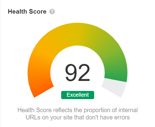 Ahrefs score of 92